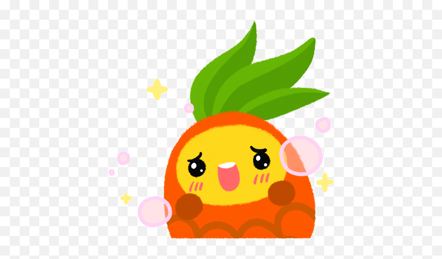 Aww Daww Gif - Pineapple Nana Gif Emoji,Aww Emoticon