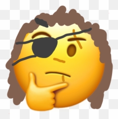 Download Hd 0 - Thinking Whatsapp Emoji,Thinking Emoji Png
