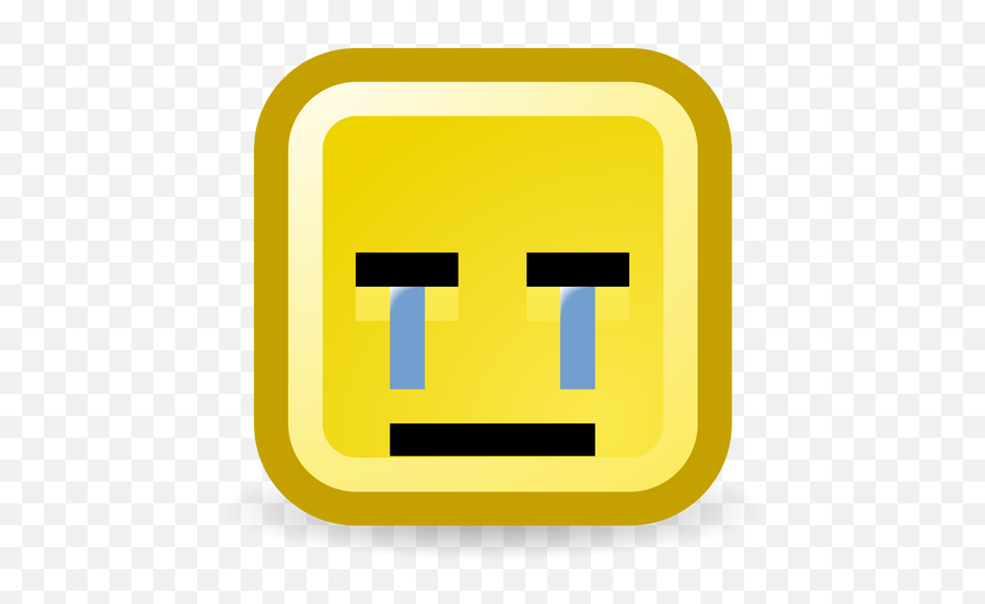 Crying Smiley Vector Icon - Icon Emoji,Cute Emoticons