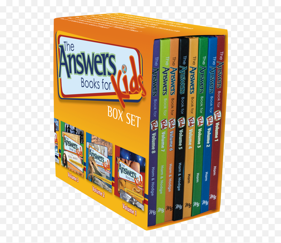 Answers For Kids Box Set - Answers In Genesis Book Series Emoji,Books Emoji