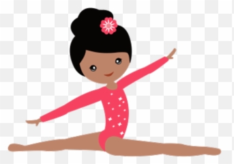 Gymnastics Clipart Olympics - Little Girl Emoji