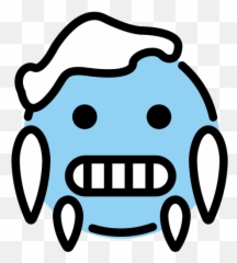 Freezing Face - Clip Art Emoji