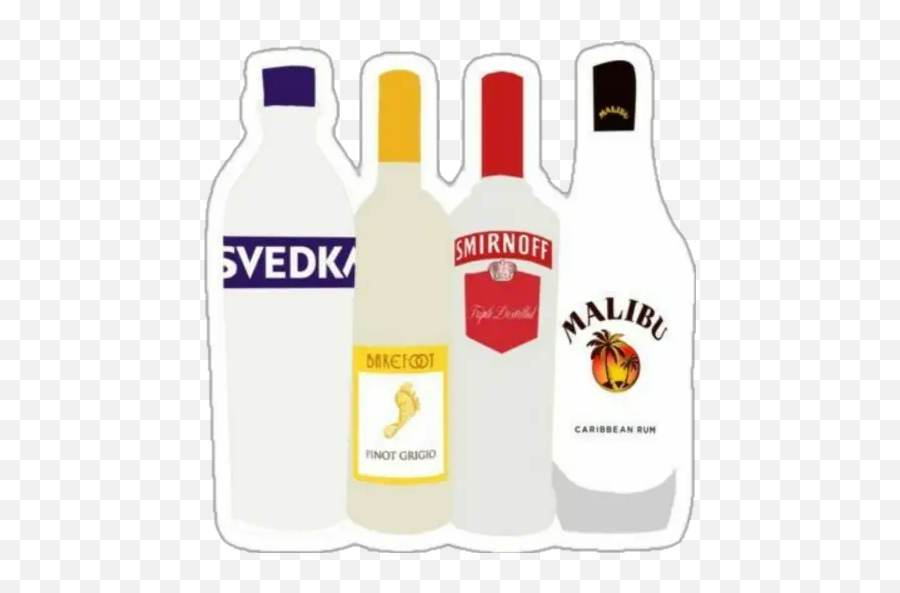 Drinks Stickers For Whatsapp - Glass Bottle Emoji,Rum Emoji