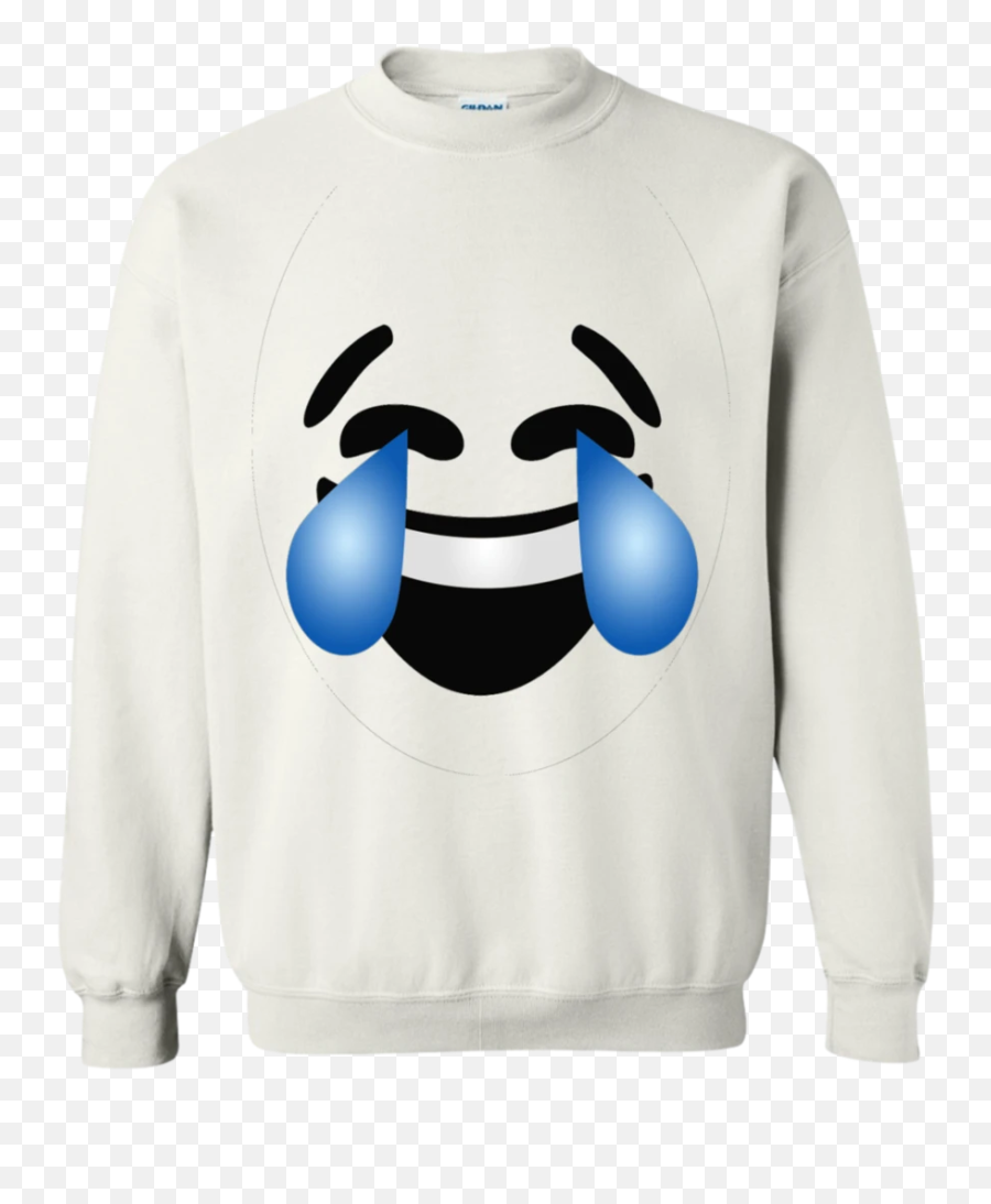 Emoji Costume Laughing Tears Of Joy Emoji Crewneck Pullover - Please Excuse Me For Being Antisocial T Shirt Shop Online,Emoji 39