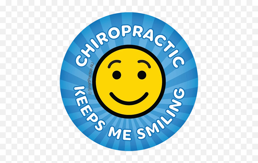 Smartpractice Australia Chiropractic Keeps Me Smiling Sticker Emoji,Headache Emoticon