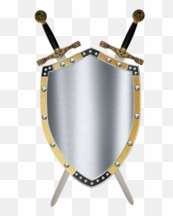 Shield With Swords Transparent Png - Middle Age Shield And Sword Emoji,Sword And Shield Emoji
