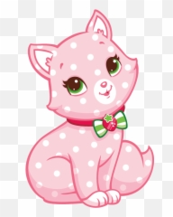 Cat Animal - Strawberry Shortcake Cat Emoji,Custard Emoji