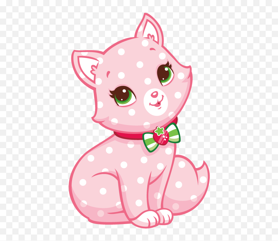 Cat Animal - Strawberry Shortcake Cat Emoji,Custard Emoji