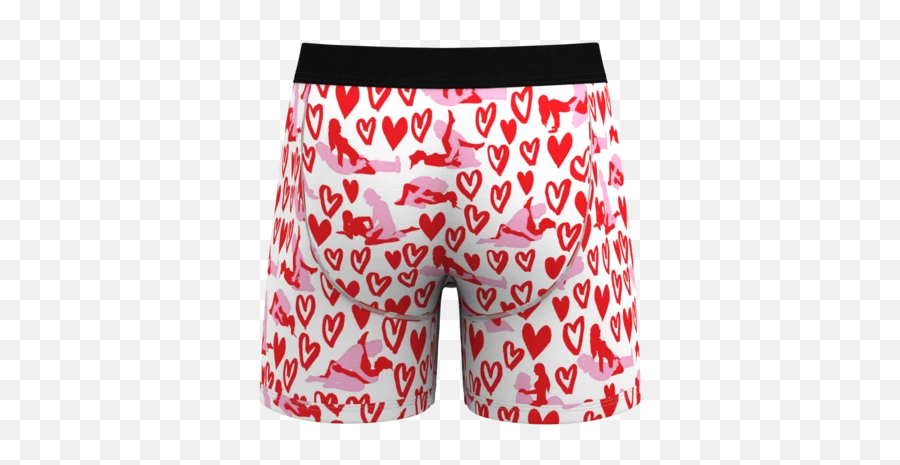 The Pleasure Pack Kama Sutra Matching Boxer And Thong - Gym Shorts Emoji,Valentine Emojis