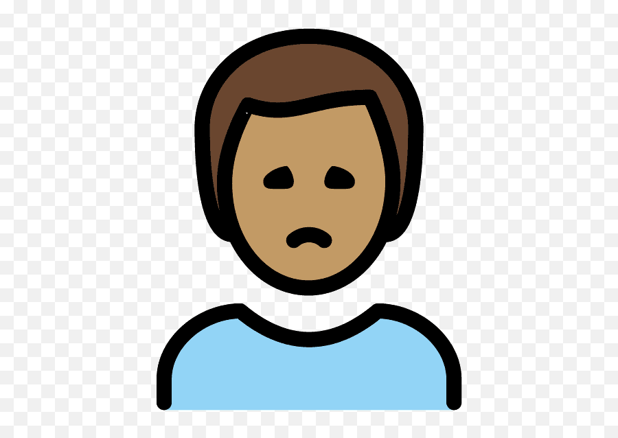 Man Frowning Emoji Clipart Free Download Transparent Png - Emoji,Frowny Emoji