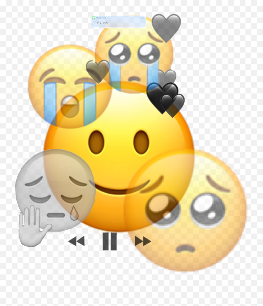 Emoji Sad Image By Laviniavilelass - Happy,Emoji Thanksgiving