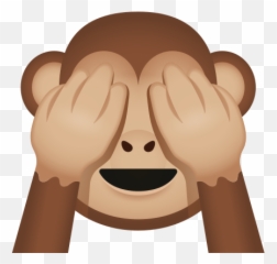 See No Evil Monkey Icon - Happy Emoji