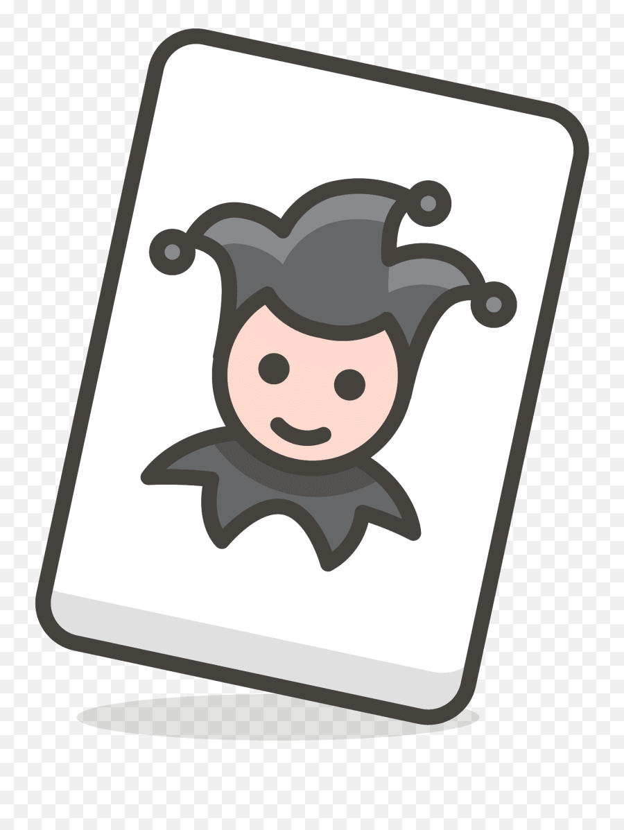 Joker Emoji Clipart - Joker Symbol,Joker Card Emoji