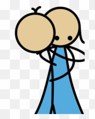Hug Icon Of Colored Outline Style - Portable Network Graphics Emoji