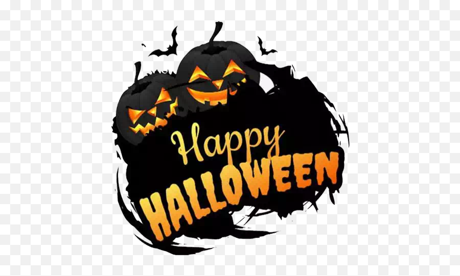 Happy Halloween - Text Happy Halloween Png Emoji,Happy Halloween Emoji