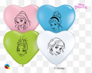 Disney Princess Heart Latex Assortment Emoji,Disney Princess Emoji