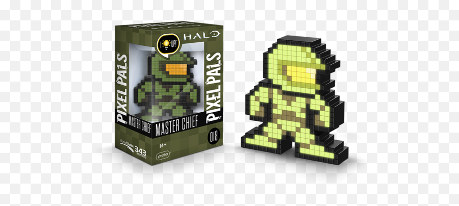 Pdp Pixel Pals Halo Master Chief Light - Pixel Pals Halo Master Chief Emoji,Master Chief Emoji
