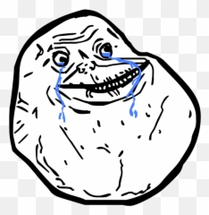 Free Derp Face Transparent Background Download Free Clip - Forever Alone Meme Png Emoji,Derp Emoji