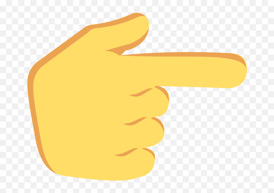 Emojione 1f449 - Clip Art Emoji,Sign Language Emoji