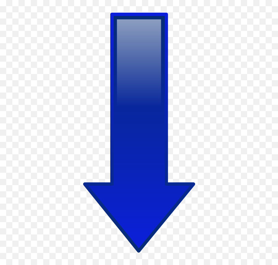 11975 Arrow Free Clipart - Blue Down Arrow Png Emoji,Snowflake Down Arrow Emoji