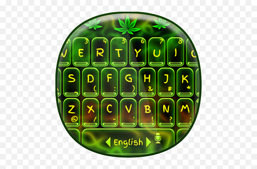 Emoji Green Joy Keyboard Theme - Emblem,Fireworks Emoji Android