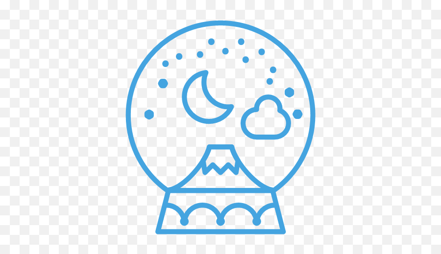 Mountain Snow Snowglobe Winter Icon Emoji,Snow Globe And Cookie Emoji