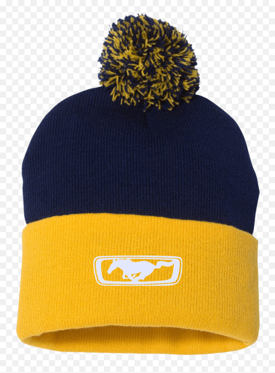 Mustang Sp15 Sportsman Pom Pom Knit Cap - Knit Cap Emoji,Mustang Emoji