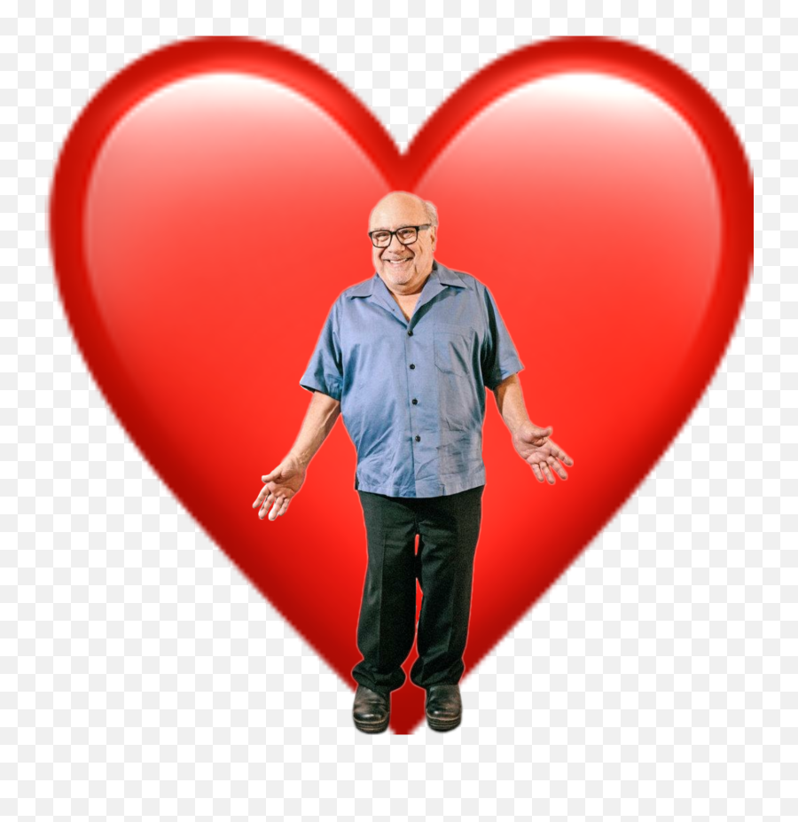 Dannydevito I Love Danny Devito - Heart Emoji,Danny Devito Emoji