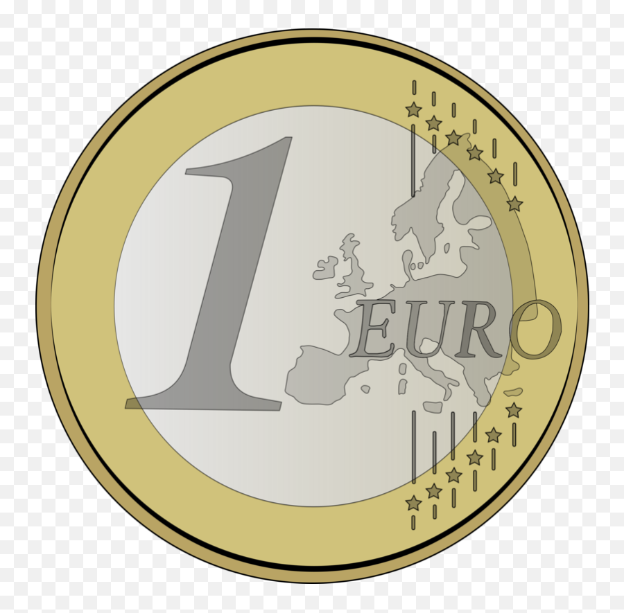 Download Free Png Euro Coin Photos - 1 Euro Clipart Emoji,Euro Emoji