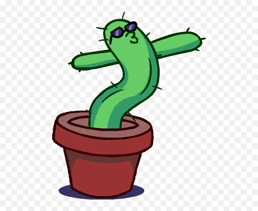If Your Having A Bad Day Just Watch This Cactus Dance - Cactus Gif Emoji,Cactus Emoji