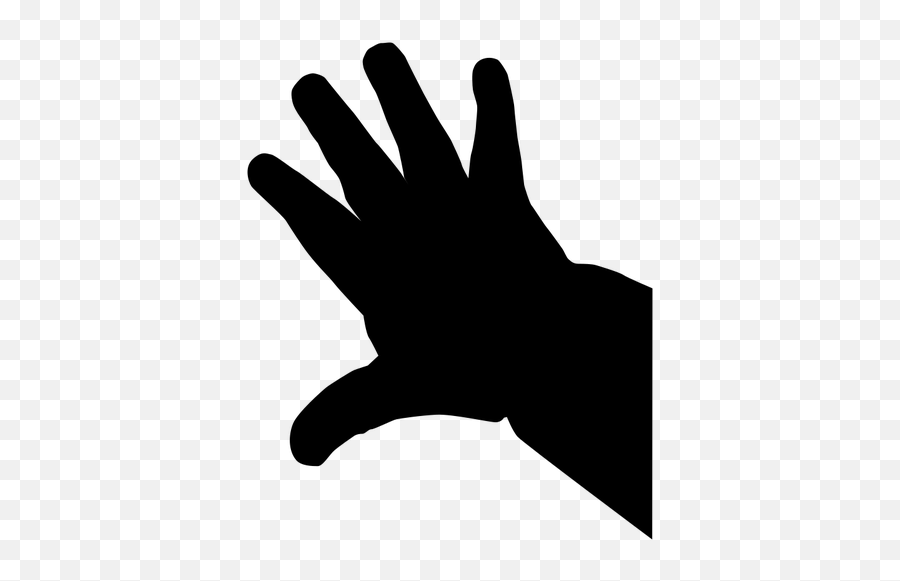Silhouette Of A Hand - Baby Hand Clipart Emoji,Ok Hand Emoji
