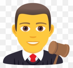 Emoji Male Judge - Emoji Homme,Male Shrug Emoji
