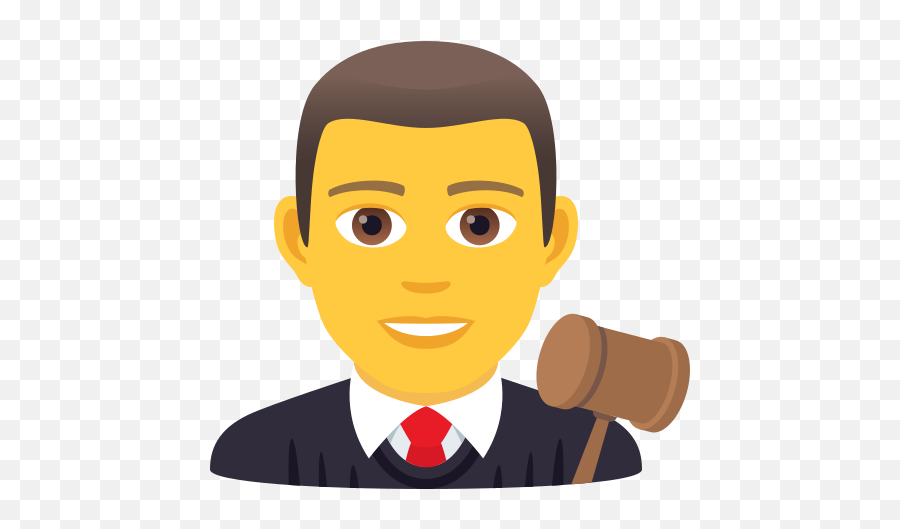 Emoji Male Judge - Emoji Homme,Male Shrug Emoji