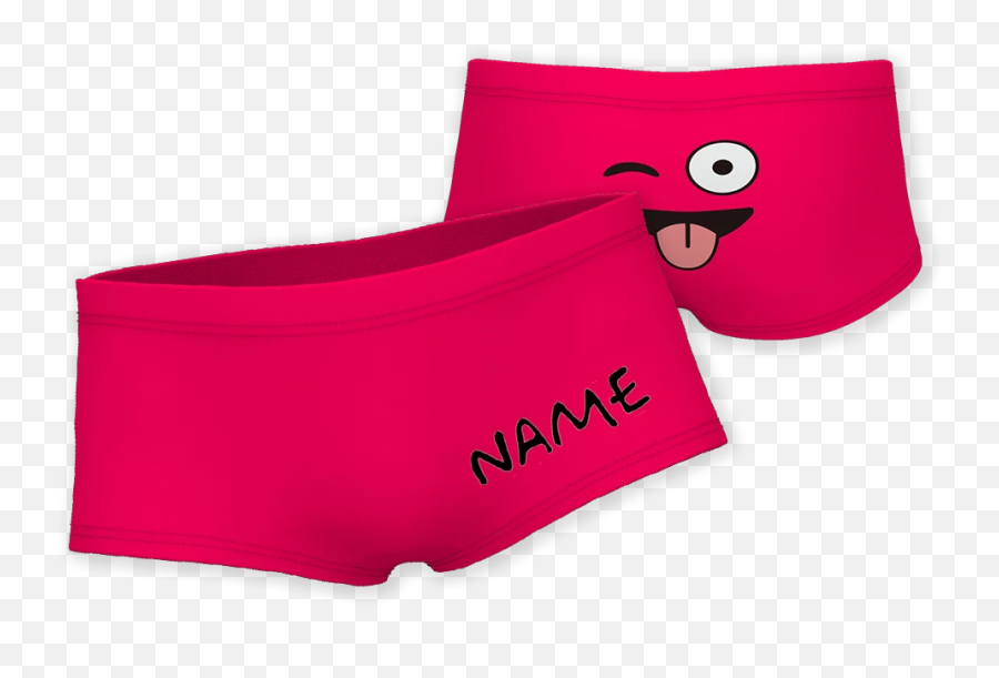 Kids Custom Property Of Name Boxer - Solid Emoji,Emoji Underwear