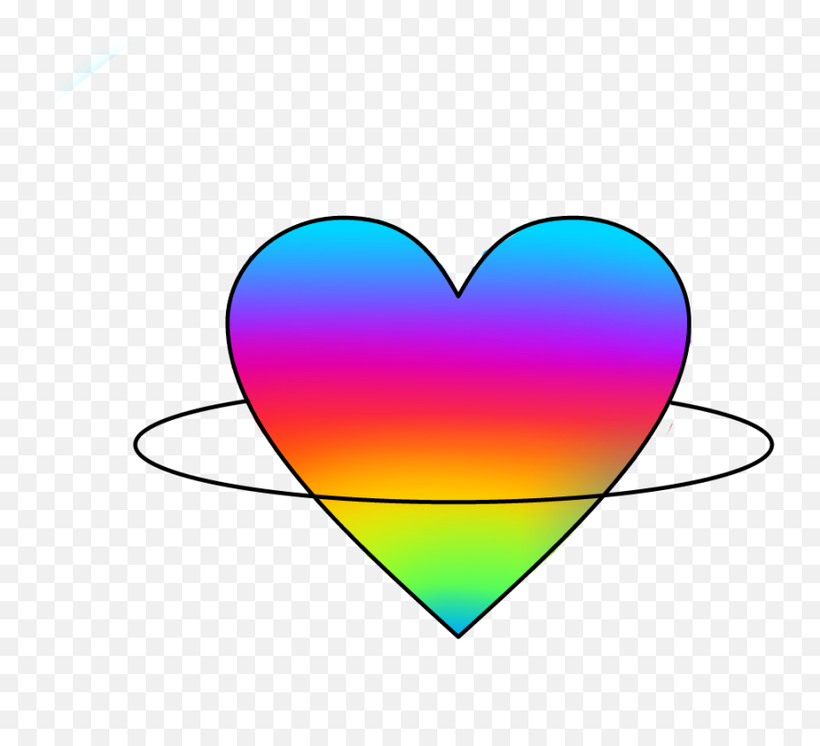 Free Download Heart Rainbow Planet Sticker By Sof A - Heart Emoji,Rainbow Hearts Emoji