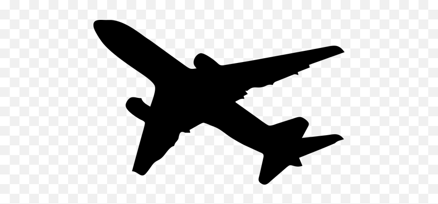 Free Plane Airplane Vectors - Airplane Silhouette Emoji,Airplane Emoticon