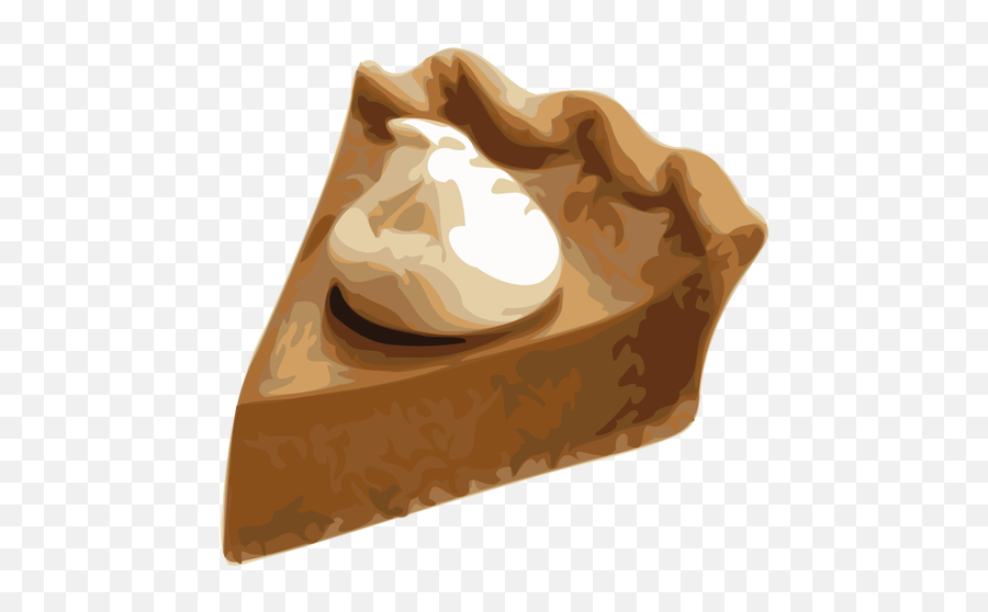 Pumpkin Pie Slice - Pumpkin Pie With Whipped Cream Clipart Emoji,Pumpkin Pie Emoji