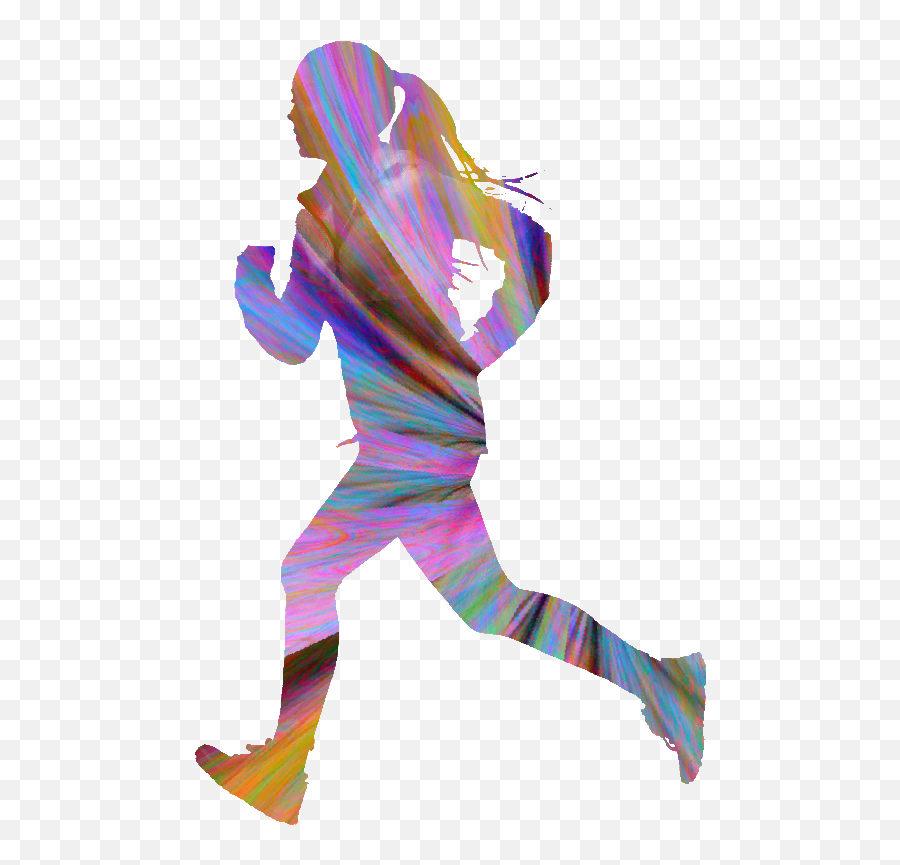 Ftestickers Run Woman Running Color - Illustration Emoji,Woman Running Emoji