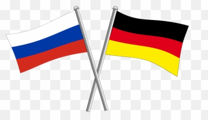 Russia Germany Friendship - Flag On China Emoji