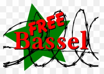 Please Free Bassel - Barbed Wire Vector Emoji,Emoji Smoking Weed