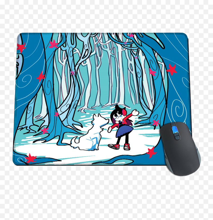 Dreams Of Winter Mousepad - Snowkiting Emoji,Winter Emojis