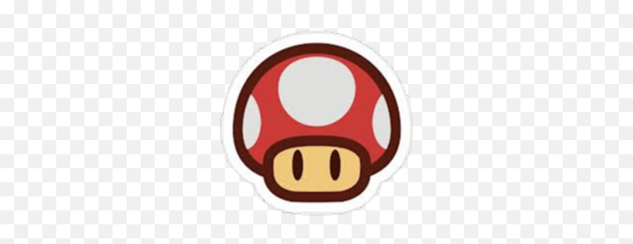 Mushroom Sticker - Super Paper Mario Mushroom Emoji,Mushroom Emoticon