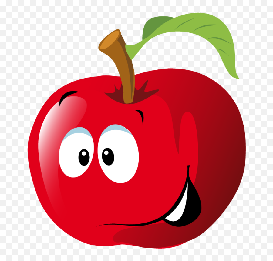 Library Of Apple Smiley Face Png - Apple Png Cartoon Emoji,Emoji Vegetables