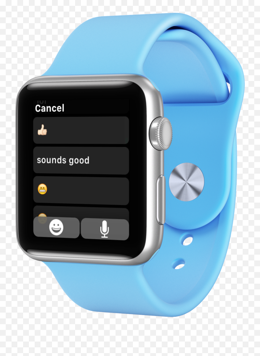 Customize Apple Watch Default Replies - Apple Watch Background Transparent Emoji,Emojis Apple Watch