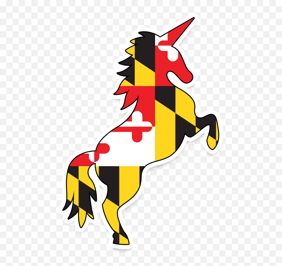 Maryland Flag Stickers - Maryland State Flag Emoji,Maryland State Flag Emoji