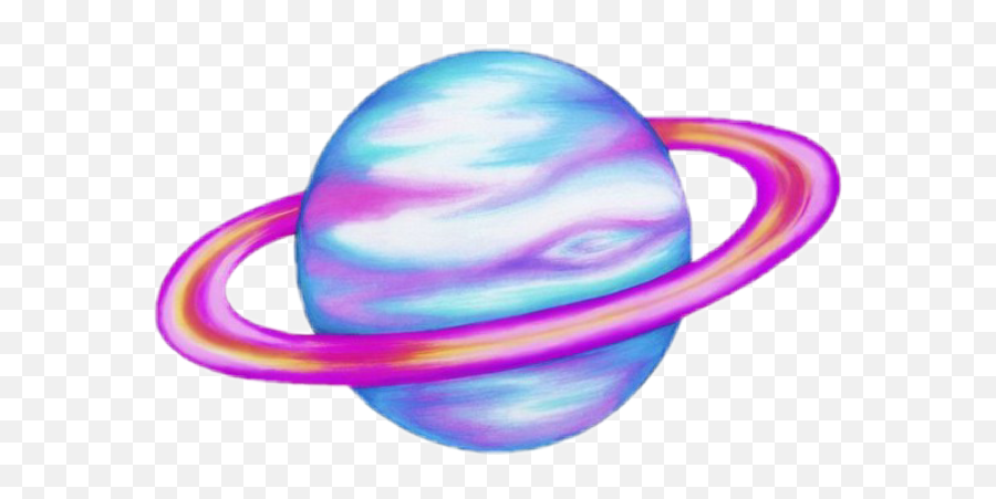 Galaxy Space Planet Neptune Saturn - Planeta Neon Png Emoji,Neptune Emoji