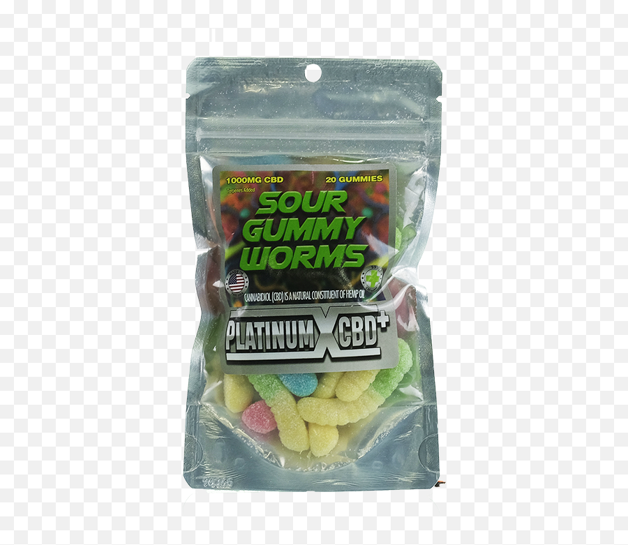 1000mg Cbd Sour Gummy Worms - Hard Candy Emoji,Gummy Worm Emoji