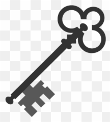 Old Key Emoji For Facebook Email Sms - Transparent Background Key Clipart,Key Emoji