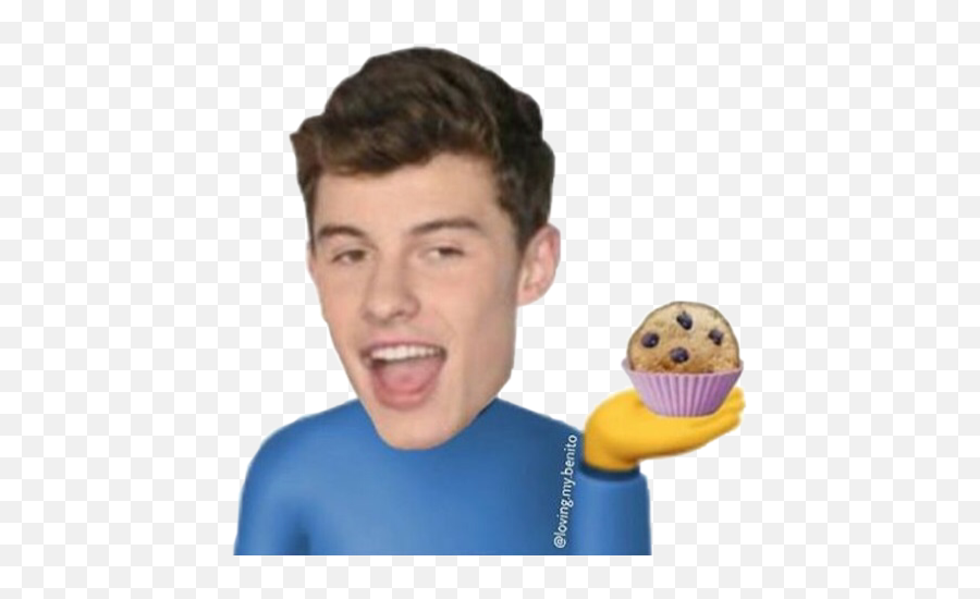 Emoji Shawnmendes Muffin Freetoedit - Shawn Mendes,Muffin Emoji