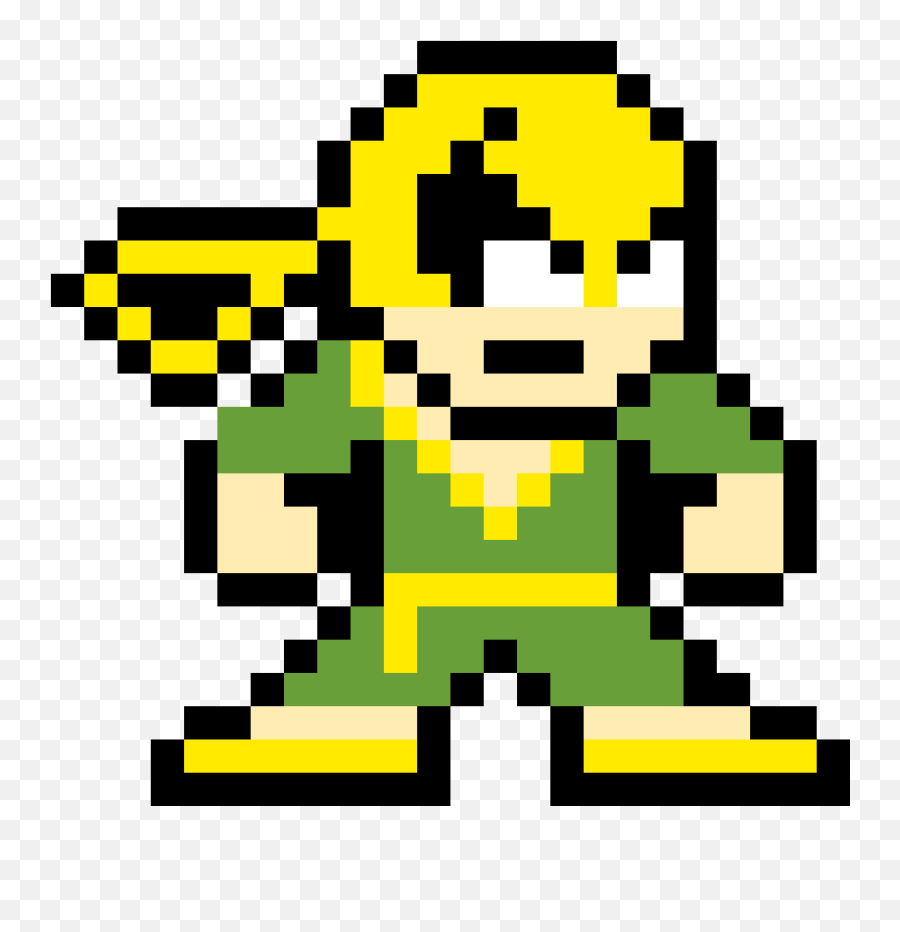 Iron Fist Png - Iron Fist Pixel Art Png Download Pixel Sonic Mega Man Style Emoji,Gravestone Emoji